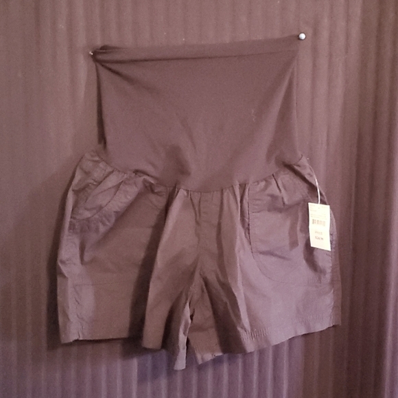 MOTHERHOOD Maternity Cargo Shorts Soze Large - Picture 3 of 6